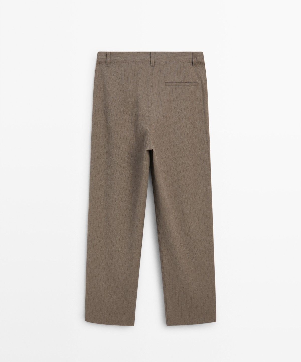 마시모두띠(MASSIMO DUTTI) 와이드 레그 핀스트라이프 팬츠