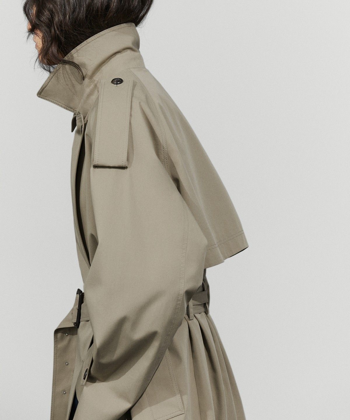 마시모두띠(MASSIMO DUTTI) 더블 브레스티드 트렌치코트