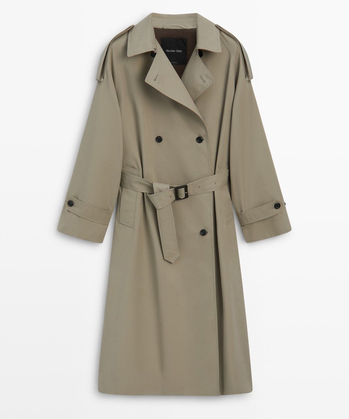 마시모두띠(MASSIMO DUTTI) 더블 브레스티드 트렌치코트