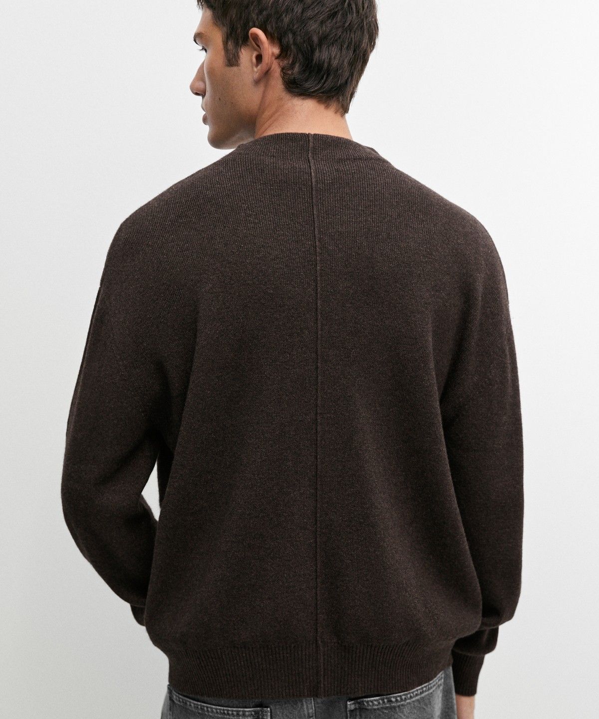 마시모두띠(MASSIMO DUTTI) 버튼 디테일 퍼킨스 칼라 가디건