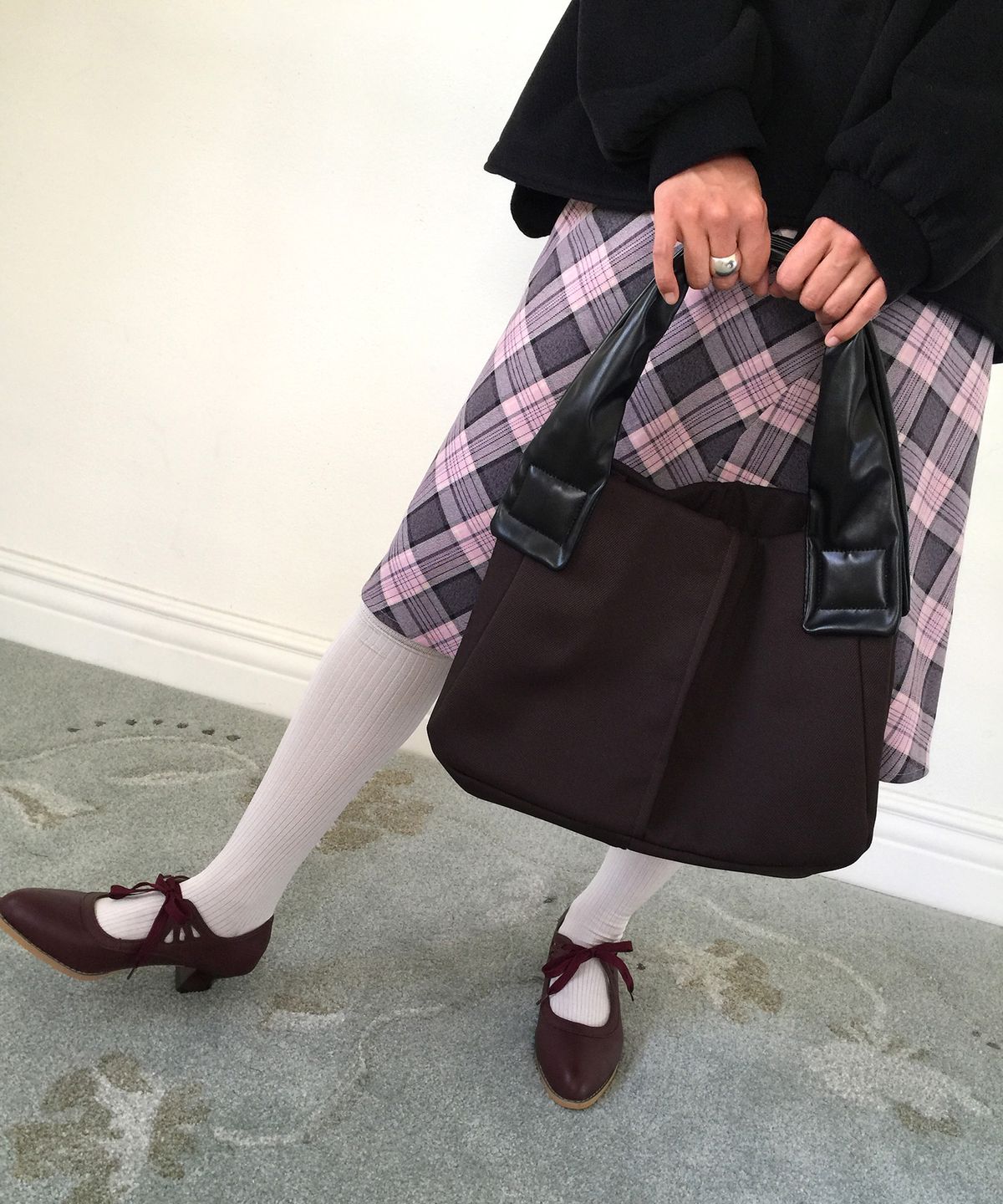 인오도르(INODORE) BONBON COMBI TOTE BAG _ CHOCOLATE