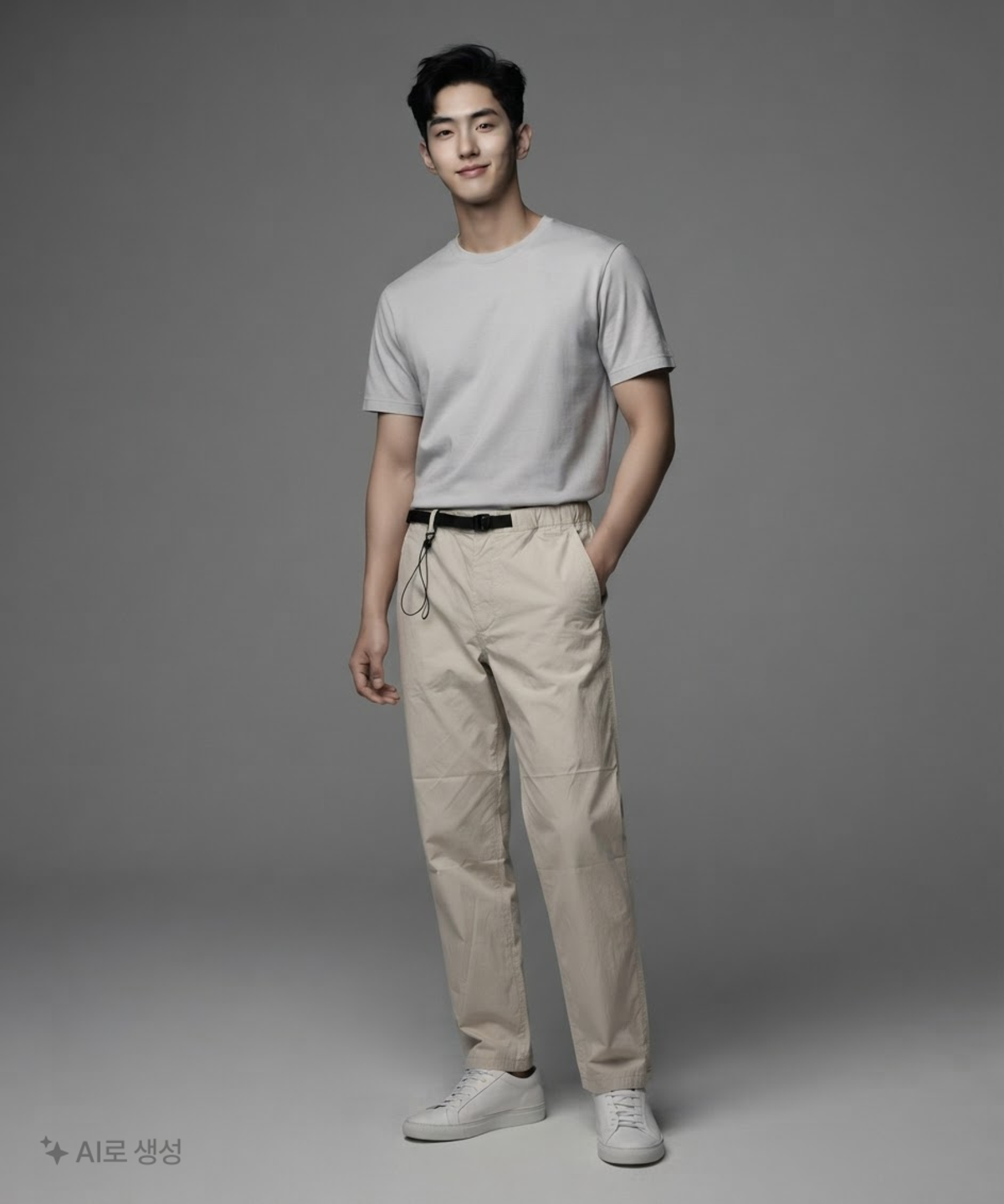 무신사 스탠다드(MUSINSA STANDARD) [시티 레저] CN 와이드 벨티드 파라슈트 팬츠 30