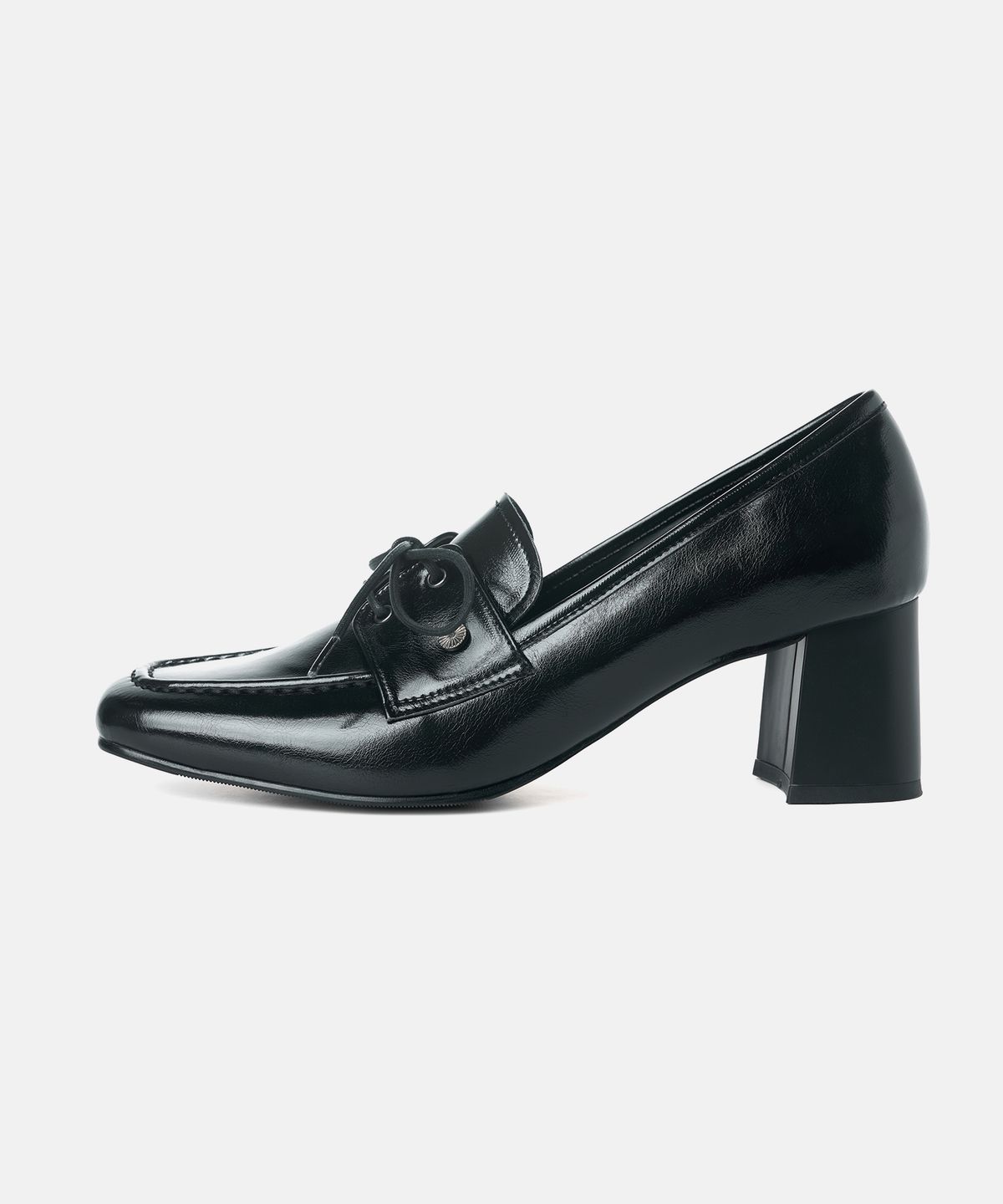 커스텀에이드 우먼(CUSTOMADE WOMAN) 로웬 빈티지 로퍼 힐 3/6cm (CW0113VBK)