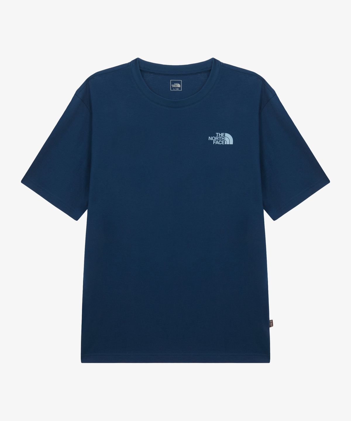 노스페이스(THE NORTH FACE) NT7UT95F 한글 반팔 티셔츠 3 LYONS BLUE