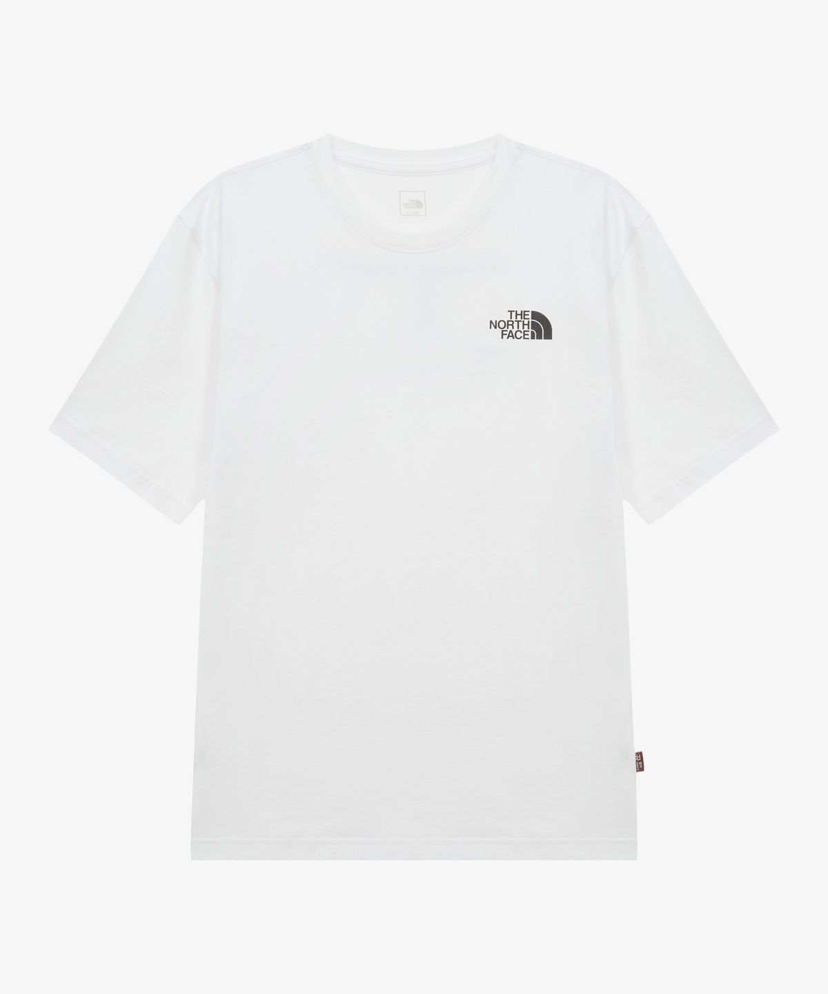 노스페이스(THE NORTH FACE) NT7UT96F 한글 반팔 티셔츠 SNOW WHITE