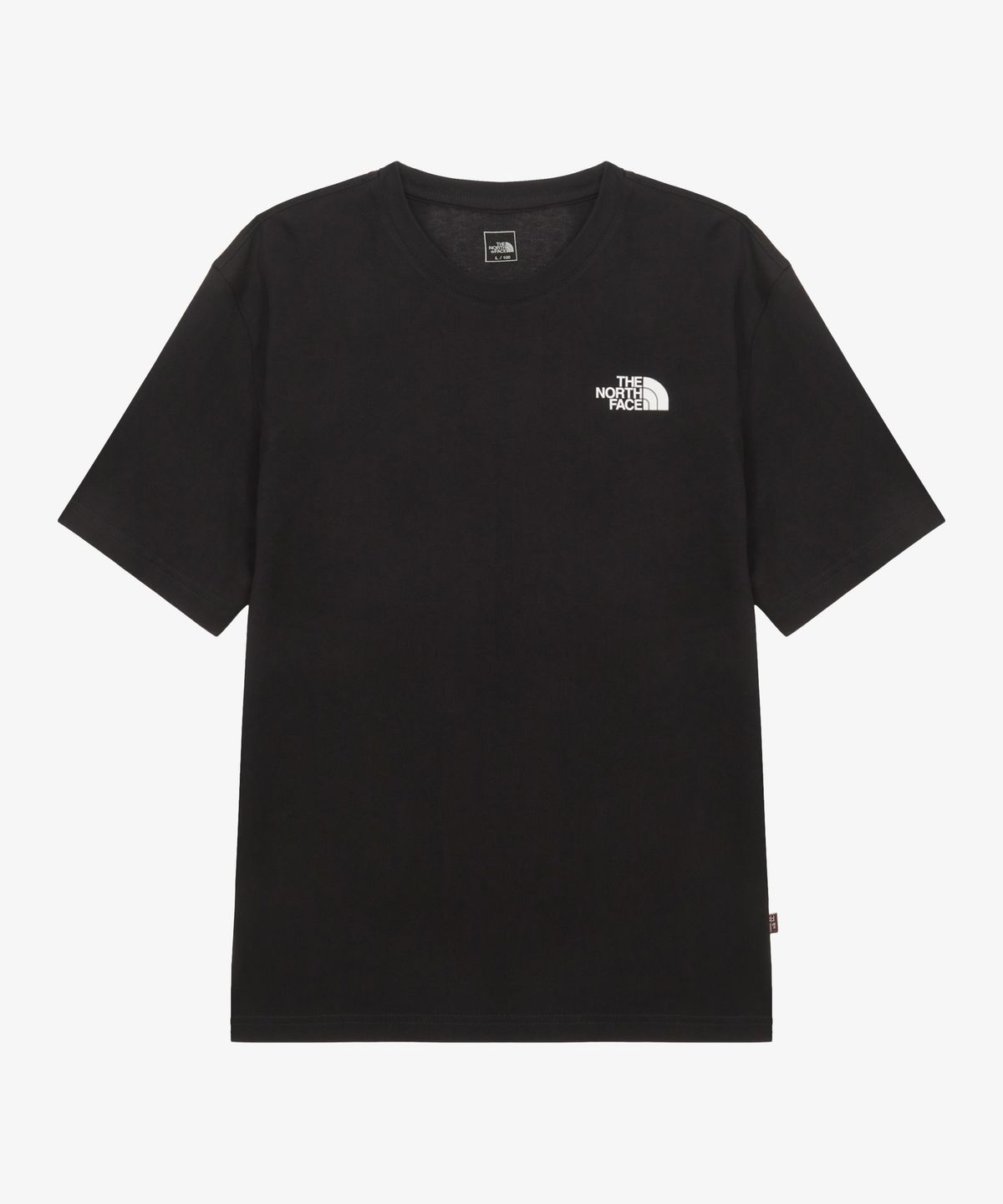 노스페이스(THE NORTH FACE) NT7UT96E 한글 반팔 티셔츠 JET BLACK