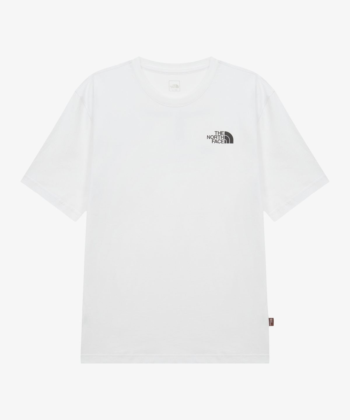 노스페이스(THE NORTH FACE) NT7UT96D 한글 반팔 티셔츠 OFF WHITE