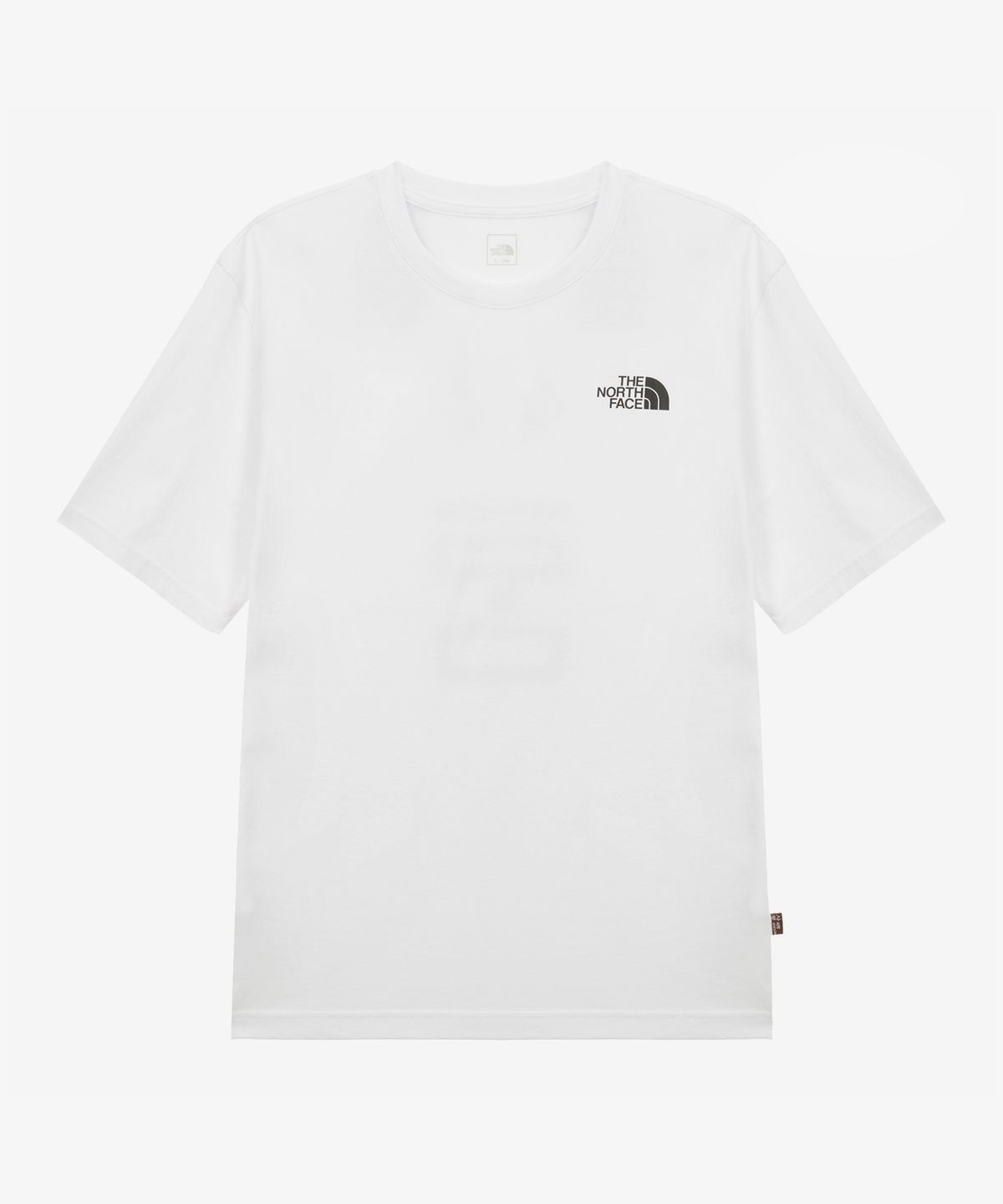 노스페이스(THE NORTH FACE) NT7UT96B 한글 반팔 티셔츠 WHITE