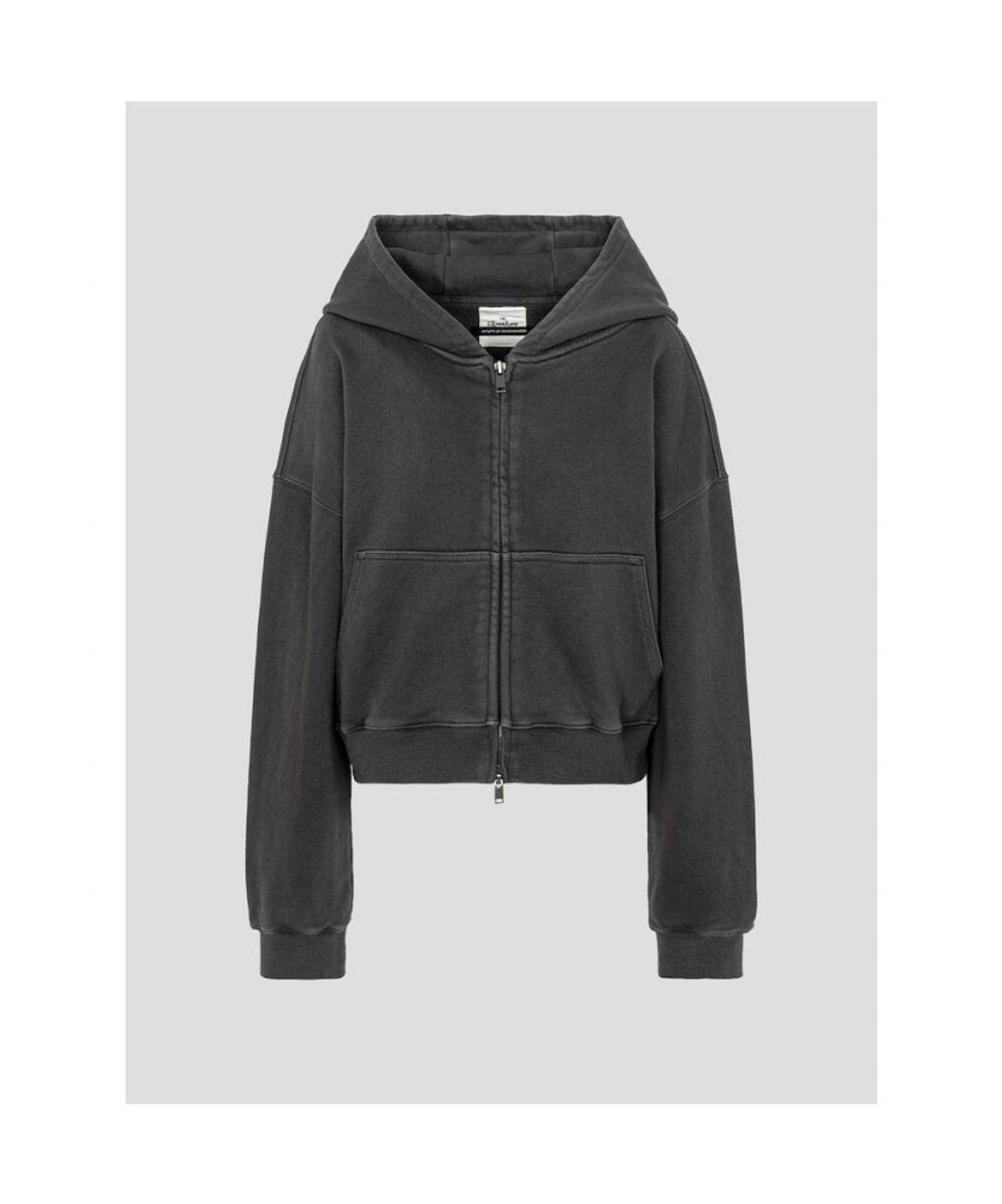 디애퍼처(THE APERTURE) Crop Hoodie Jumper  Ash (TA6739A014)