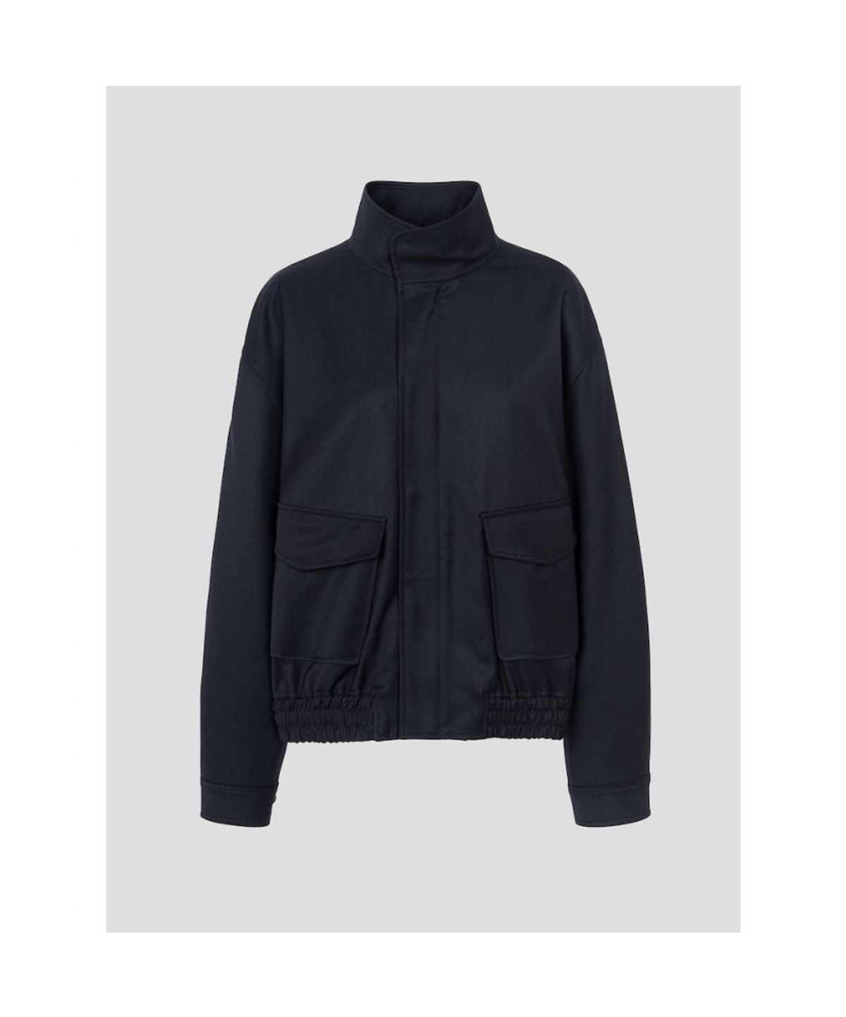 디애퍼처(THE APERTURE) [Unisex] Dustin Wool Blouson  Navy (TA6739U05R)