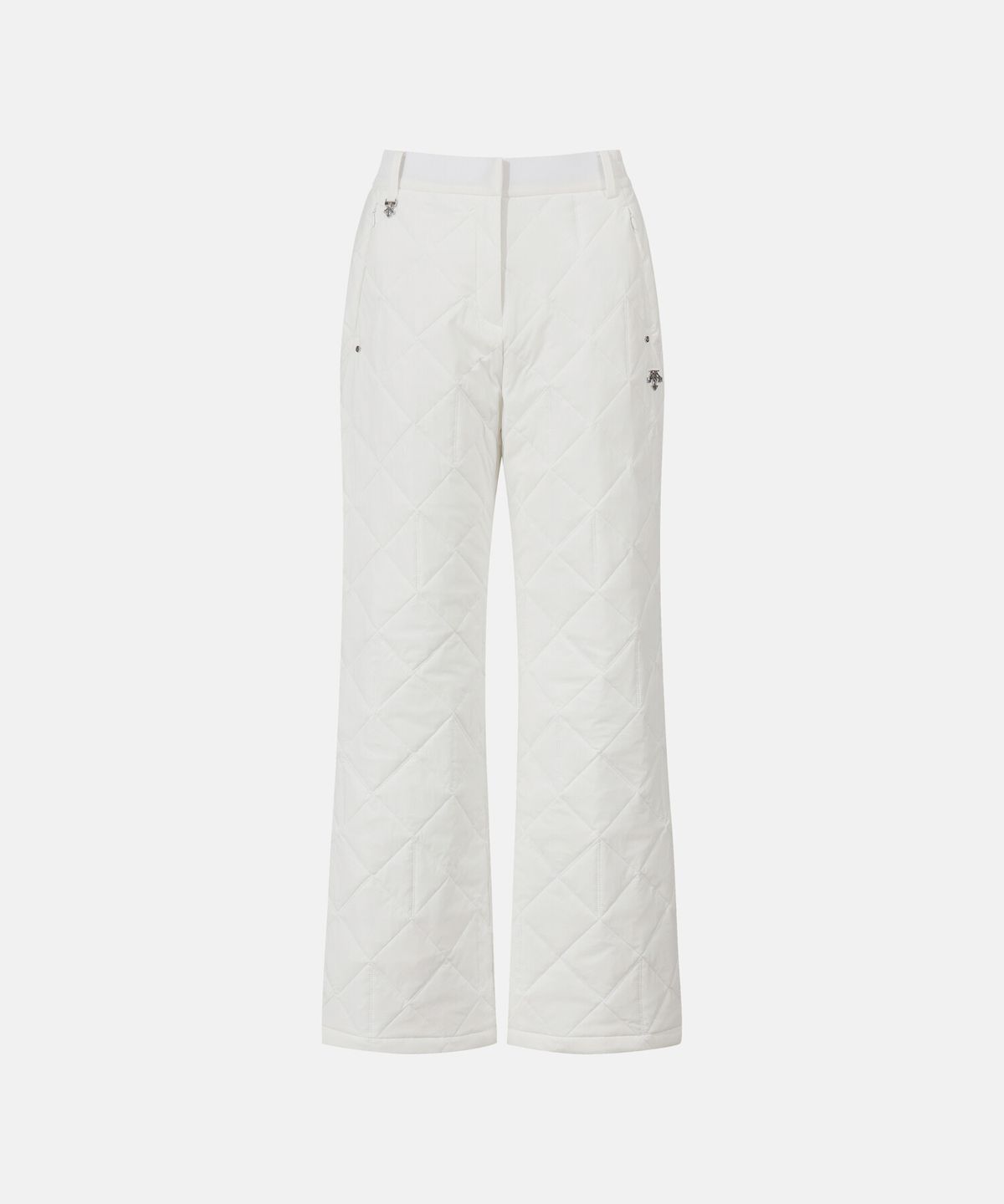 데상트(DESCENTE) 여성 패딩 부츠컷 팬츠 화이트 SR322SPT92