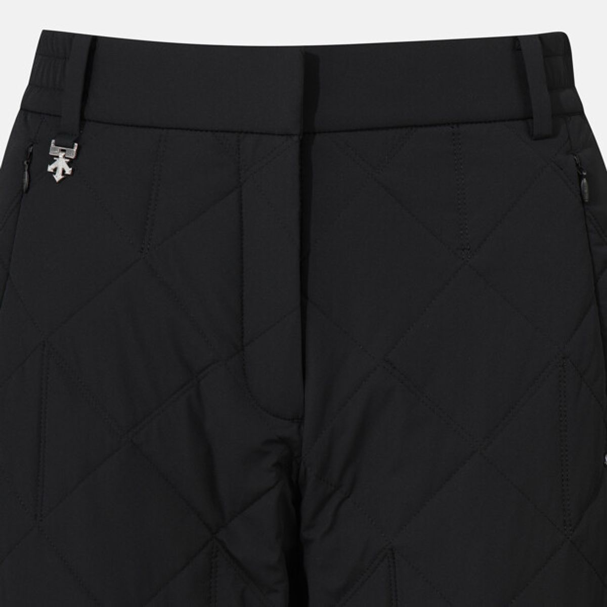 데상트(DESCENTE) 여성 패딩 부츠컷 팬츠 블랙 SR322SPT92