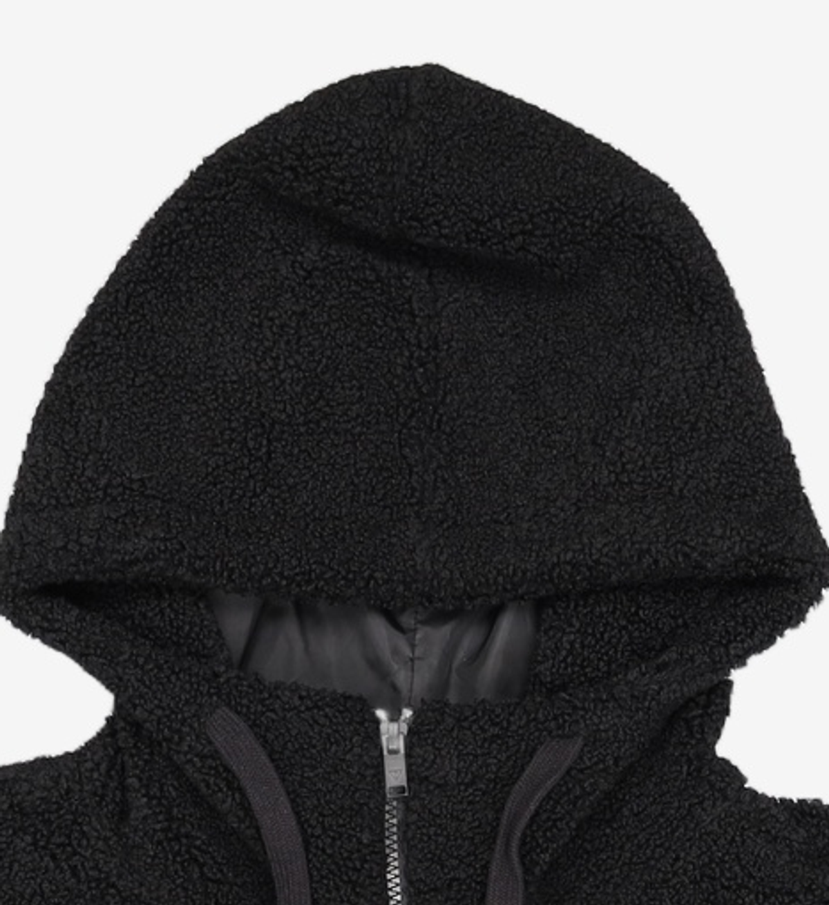 게스(GUESS) 남녀공용  뽀글이 후드 집업 L