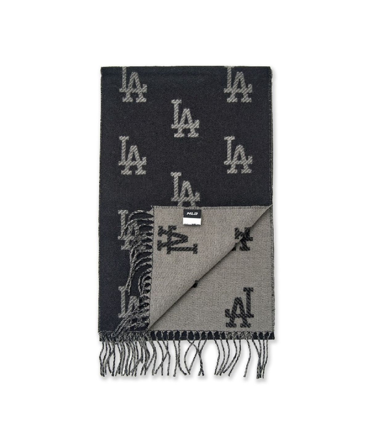엠엘비(MLB) 모노그램 머플러 LA (Black)