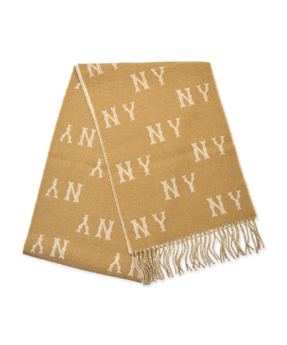 엠엘비(MLB) 모노그램 머플러 NY (Beige)