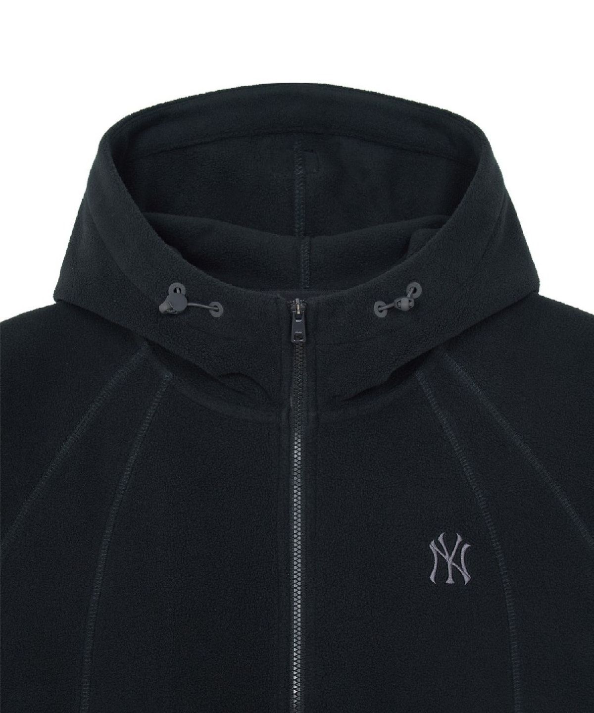 엠엘비(MLB) 베이직 플리스 후드집업 NY (Black)