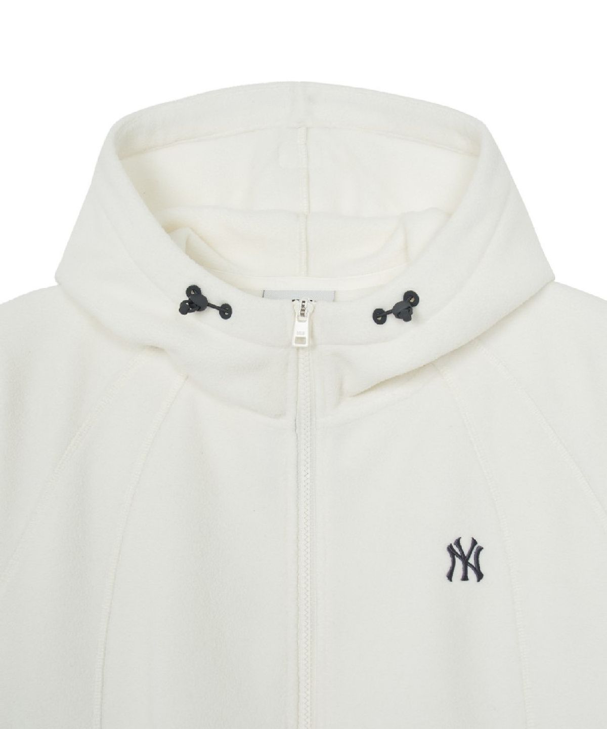 엠엘비(MLB) 베이직 플리스 후드집업 NY (Cream)