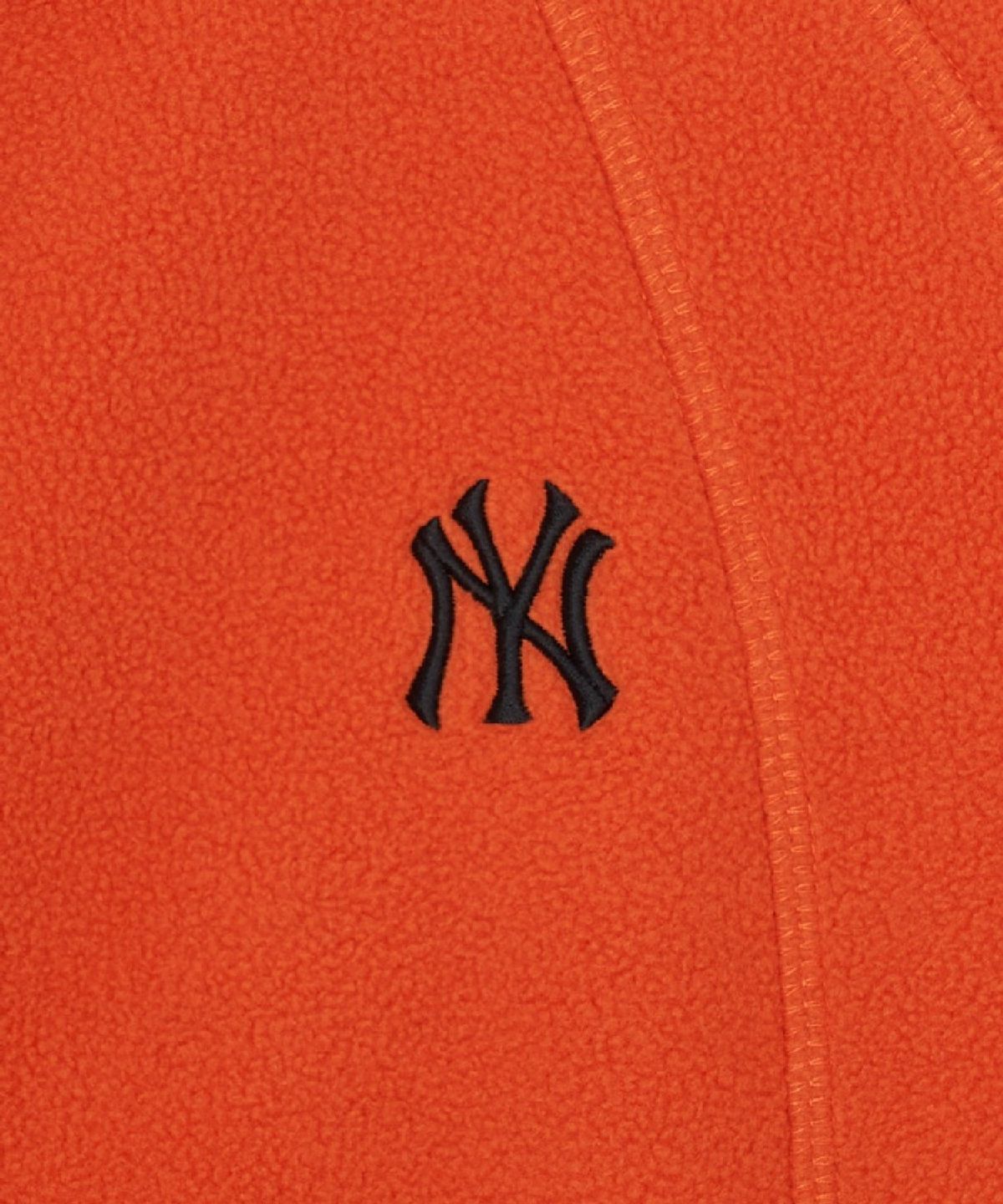 엠엘비(MLB) 베이직 플리스 후드집업 NY (D.Orange)