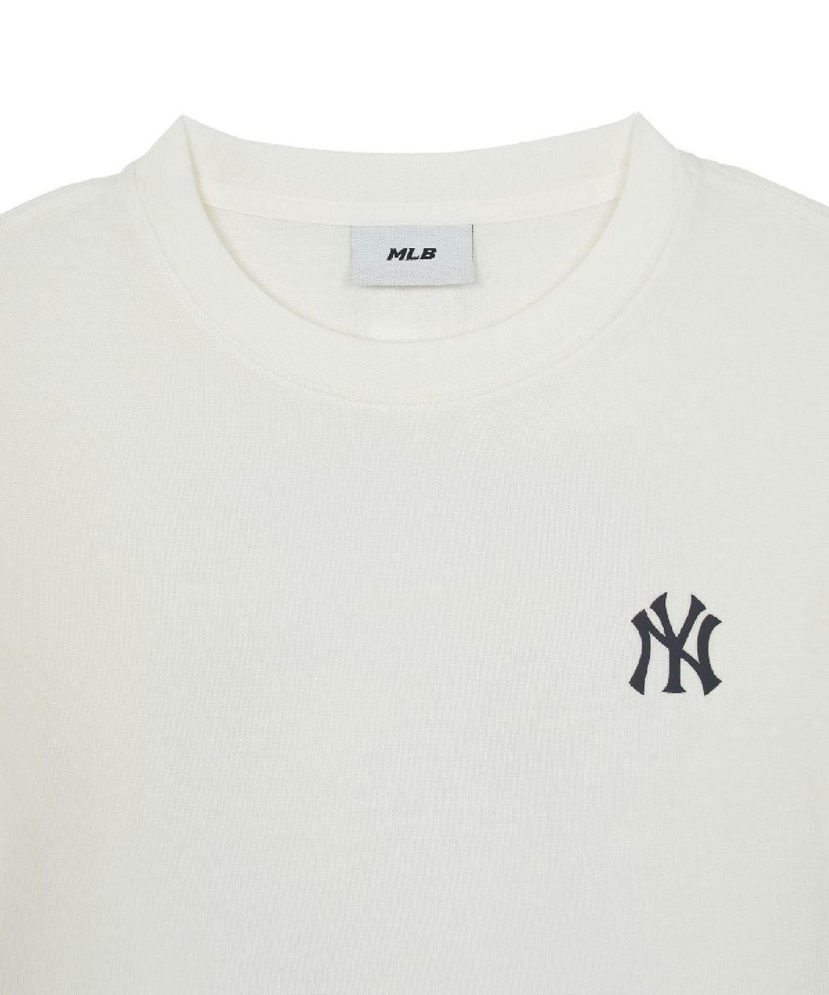 엠엘비(MLB) 베이직 울블랜드 레귤러핏 등판 그래픽 긴팔 티셔츠 NY (Cream)