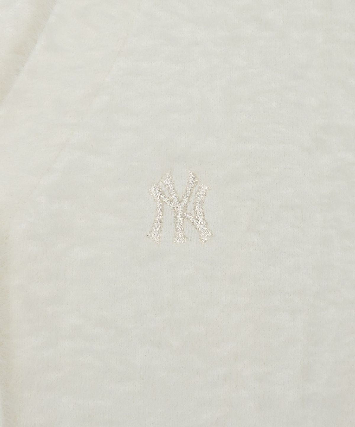 엠엘비(MLB) 여성 베이직 플러피 브이넥 가디건 NY (Cream)