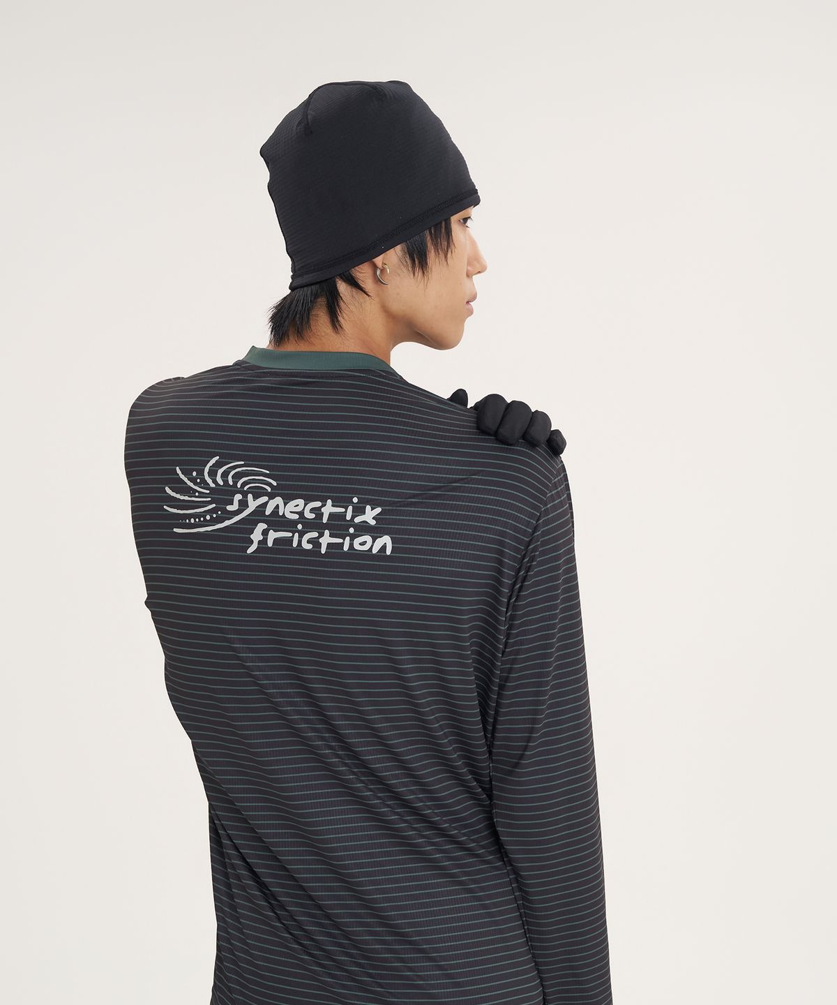 고요웨어(GOYOWEAR) [시넥틱스 프릭션] 듀얼 그리드 비니 (블랙)