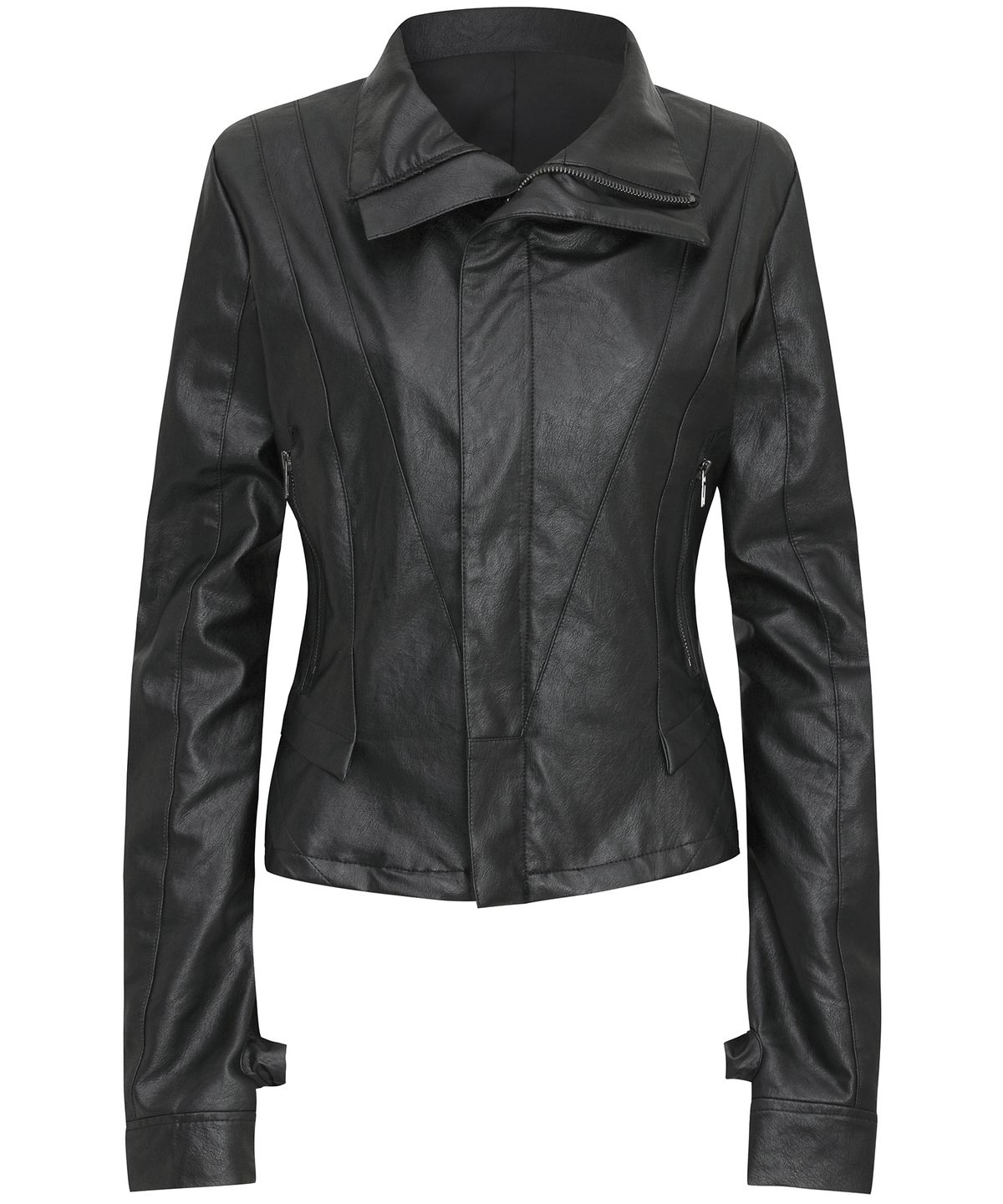 플레어업(FLAREUP) Sculpted Leather Jacket (FL-068_Black)