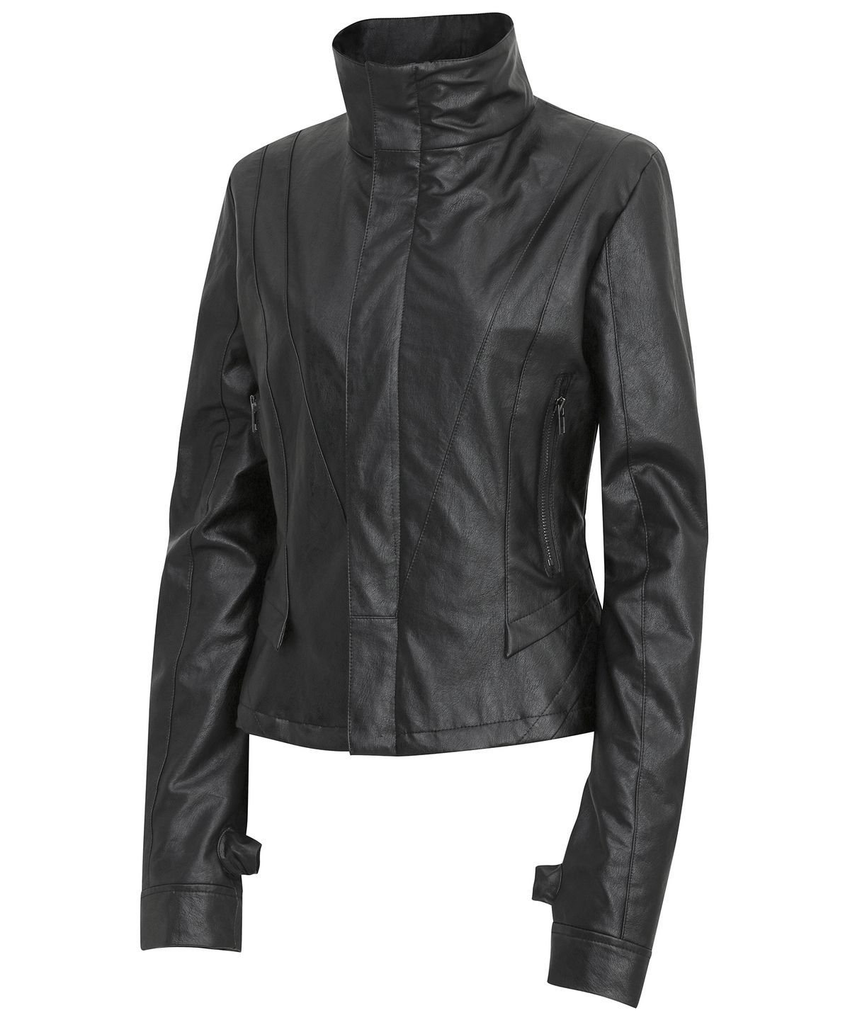 플레어업(FLAREUP) Sculpted Leather Jacket (FL-068_Black)