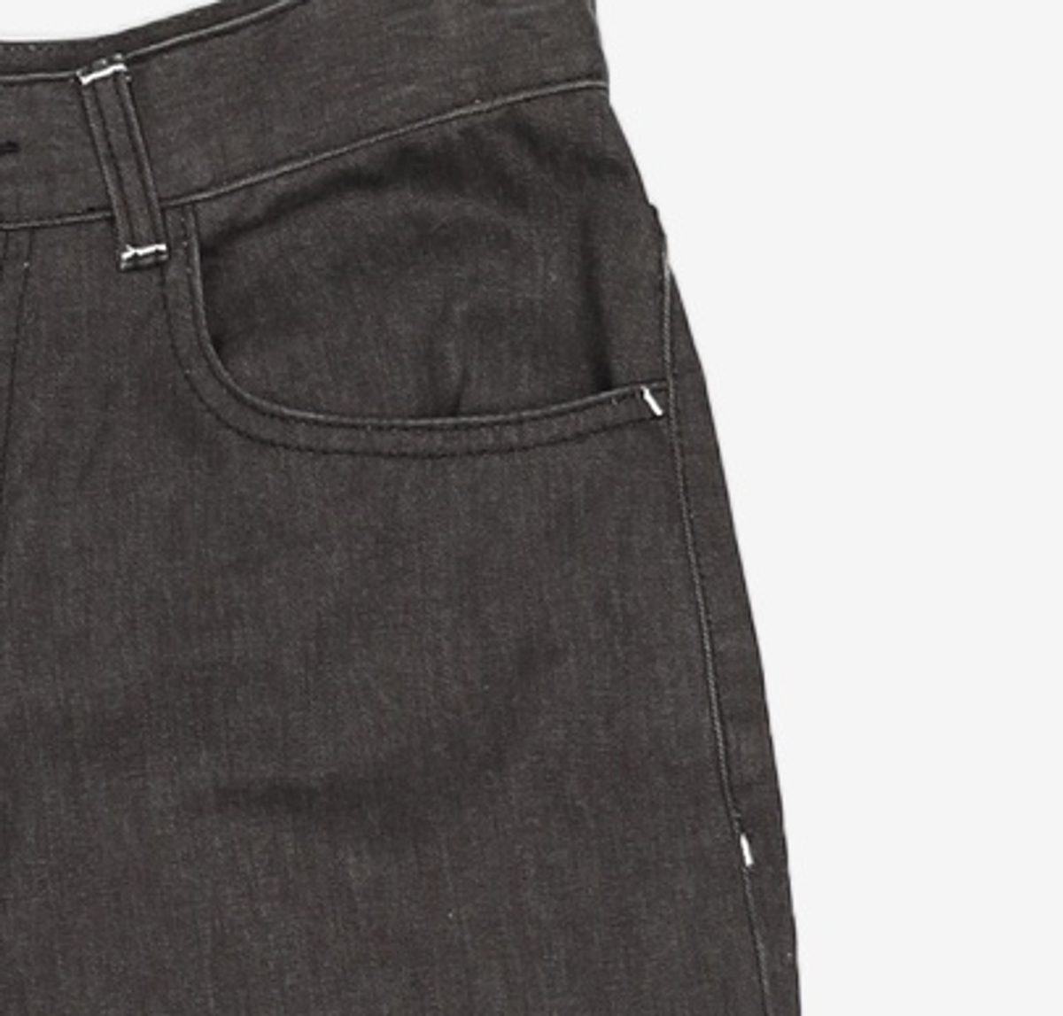 노매뉴얼(NOMANUAL) DIAGONAL CUT PANTS 90