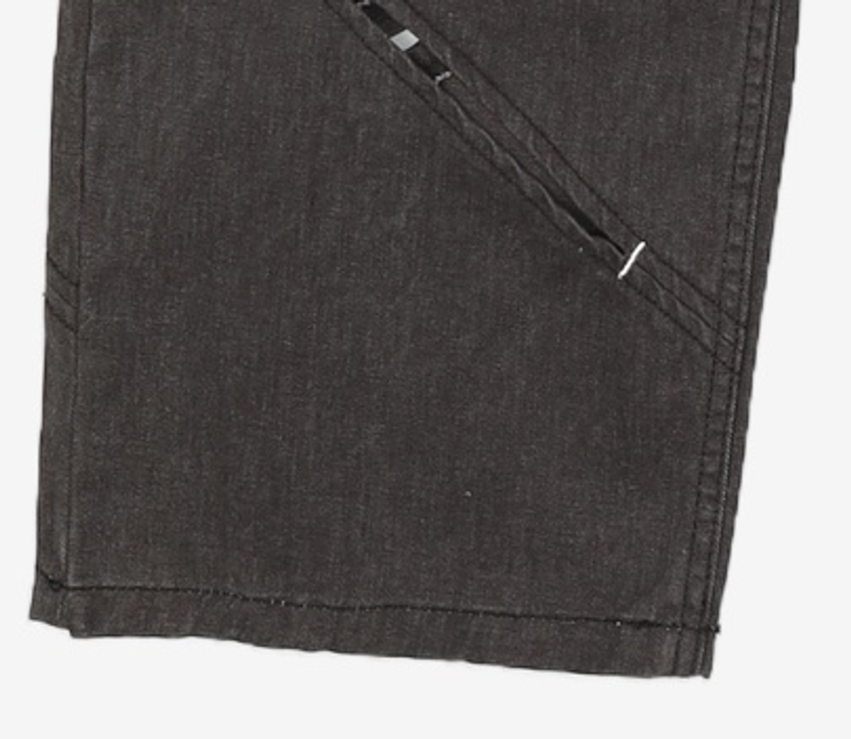 노매뉴얼(NOMANUAL) DIAGONAL CUT PANTS 90