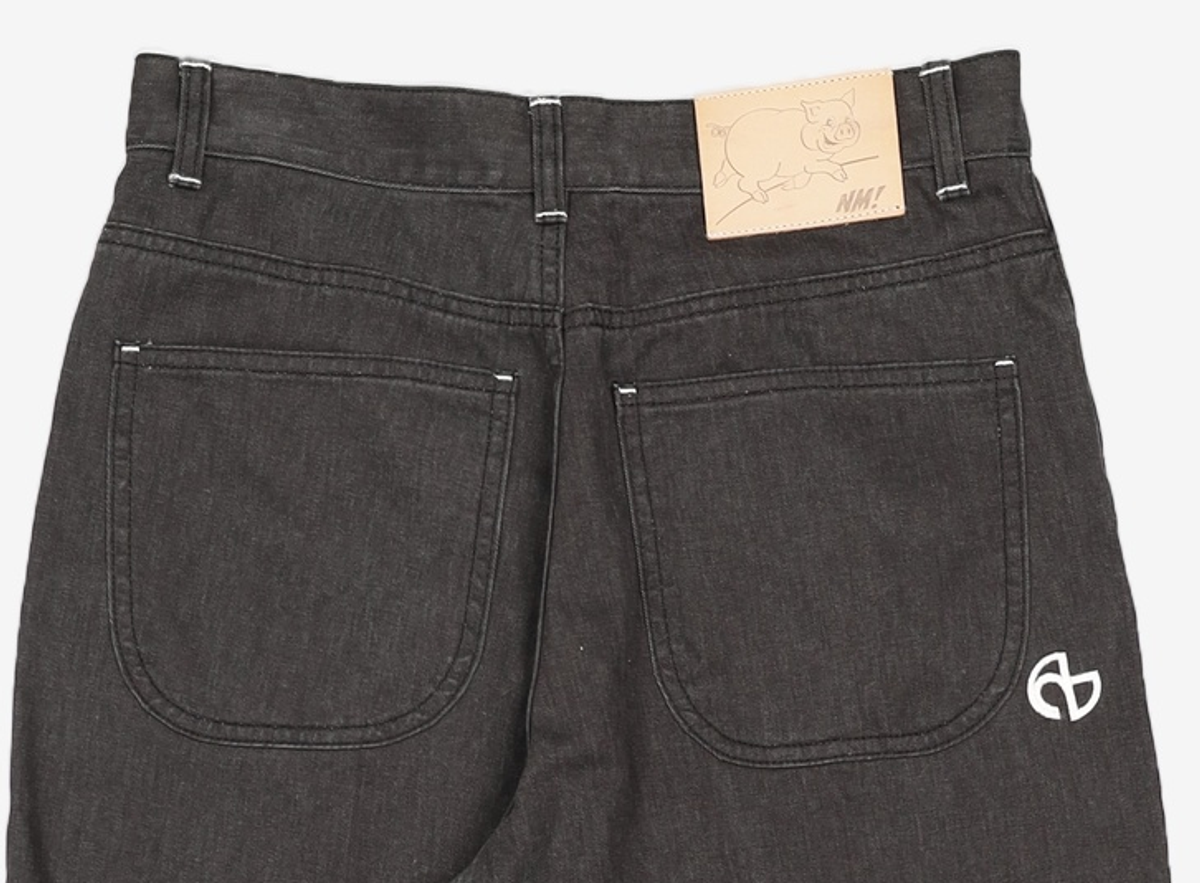 노매뉴얼(NOMANUAL) DIAGONAL CUT PANTS 90