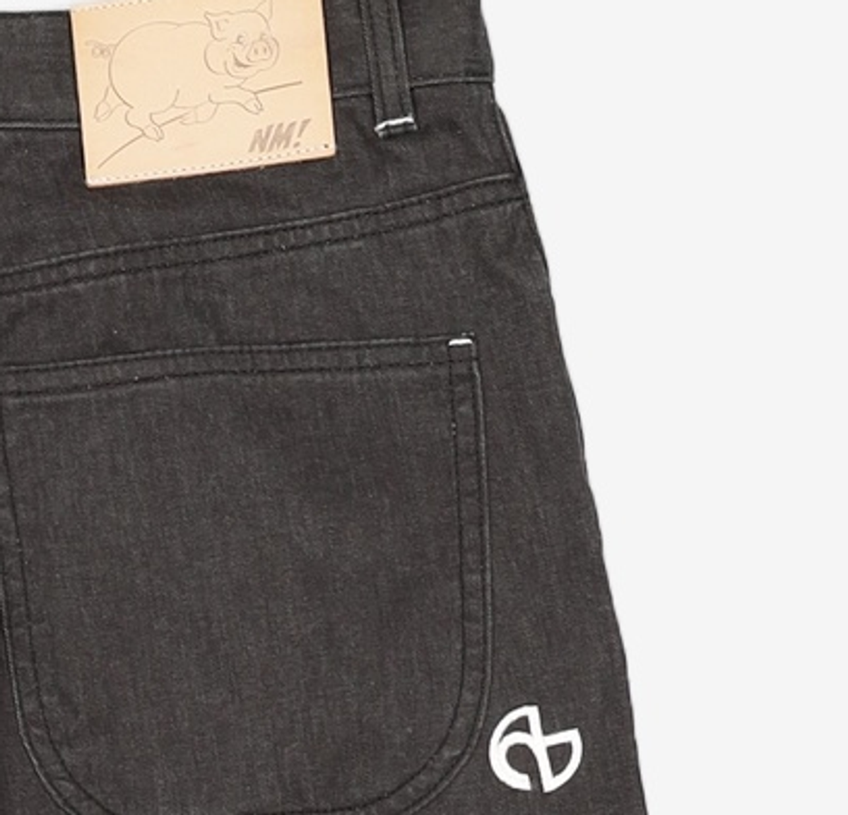 노매뉴얼(NOMANUAL) DIAGONAL CUT PANTS 90