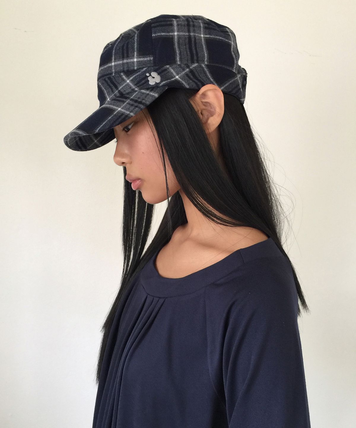 인오도르(INODORE) DORE CHECK CAP _ NAVY
