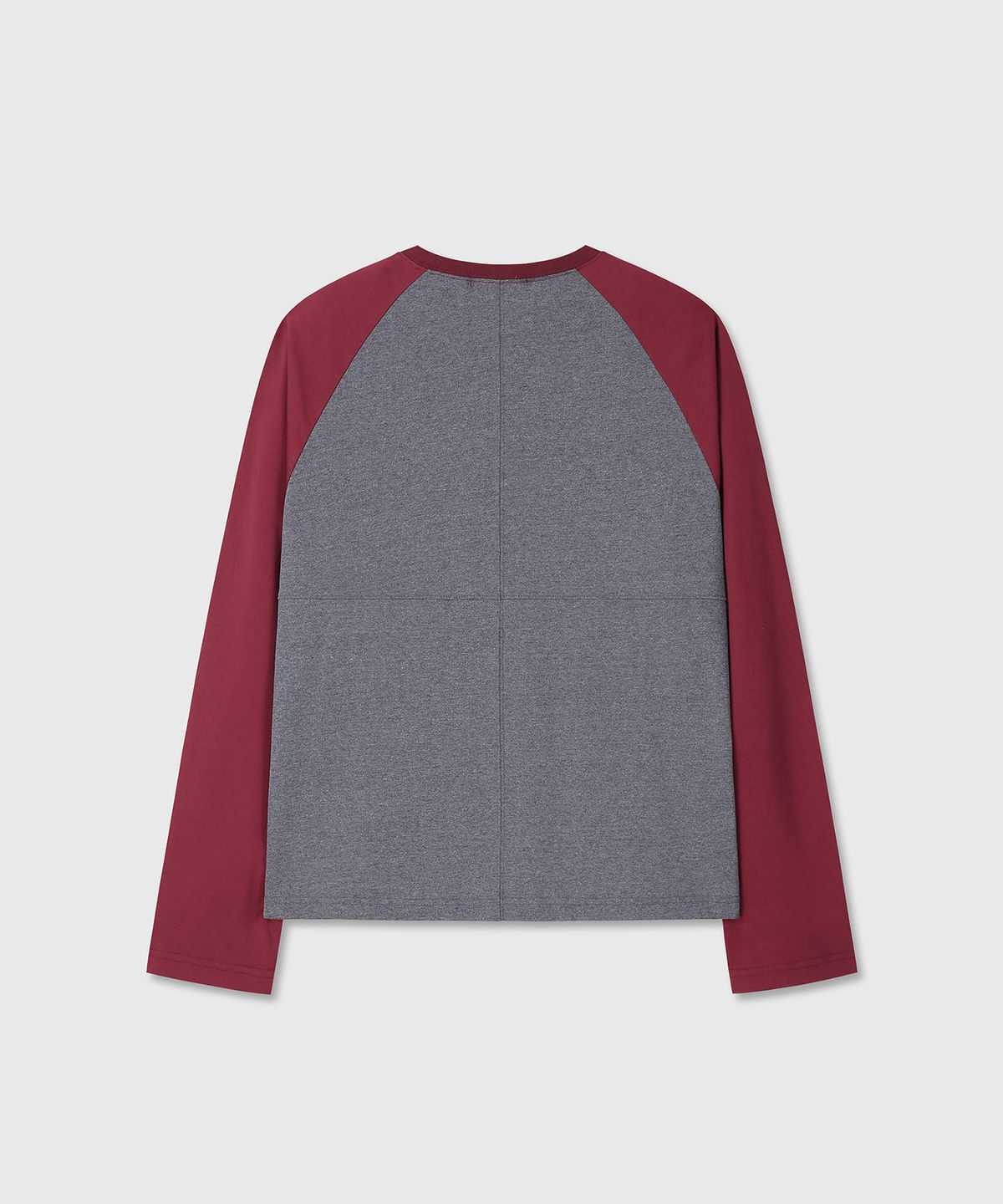 다이브인(DIVEIN) RAGLAN LONG SLEEVE (BURGUNDY)