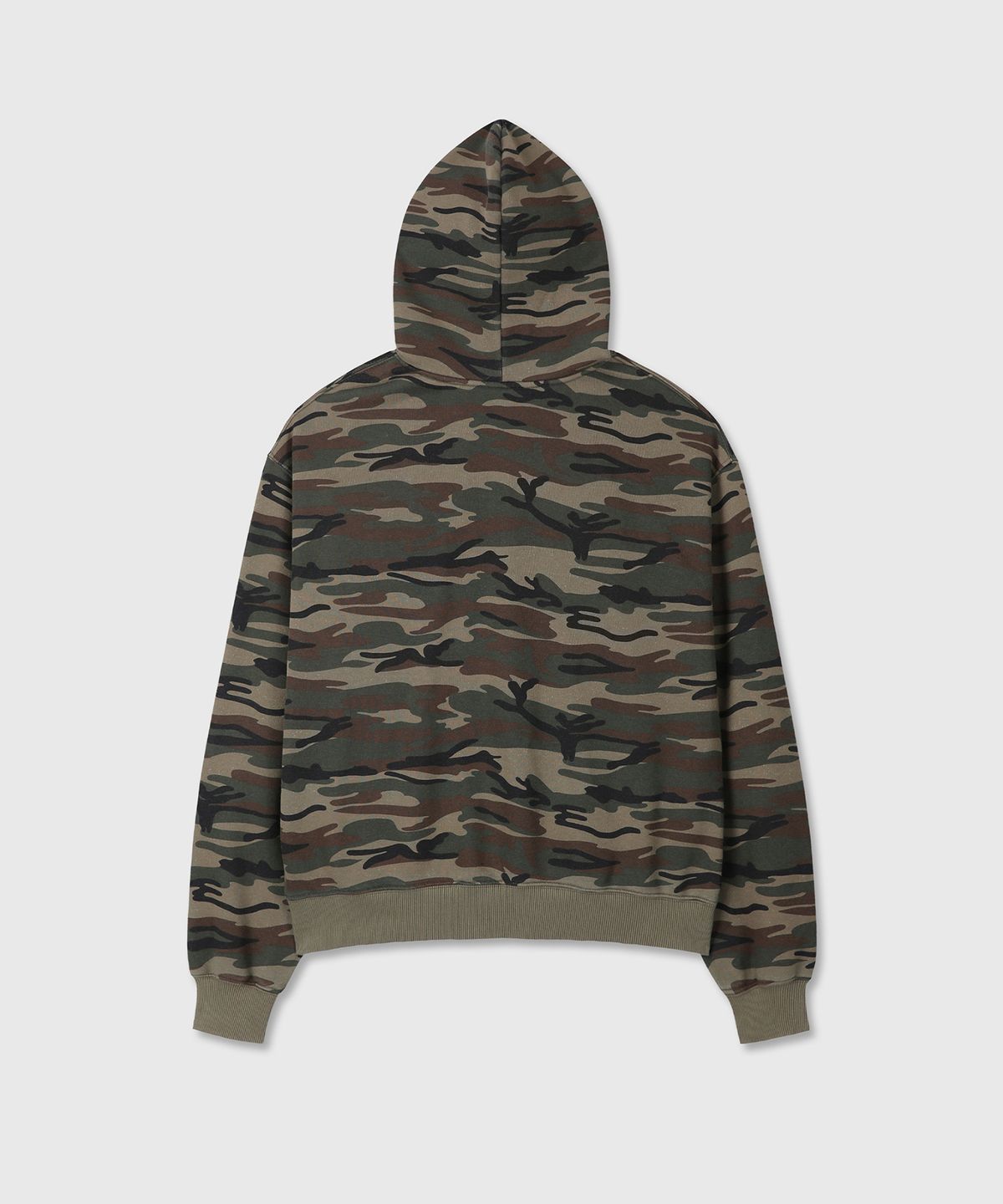 다이브인(DIVEIN) UNIFORM CROP HOOD ZIP UP (CAMO)