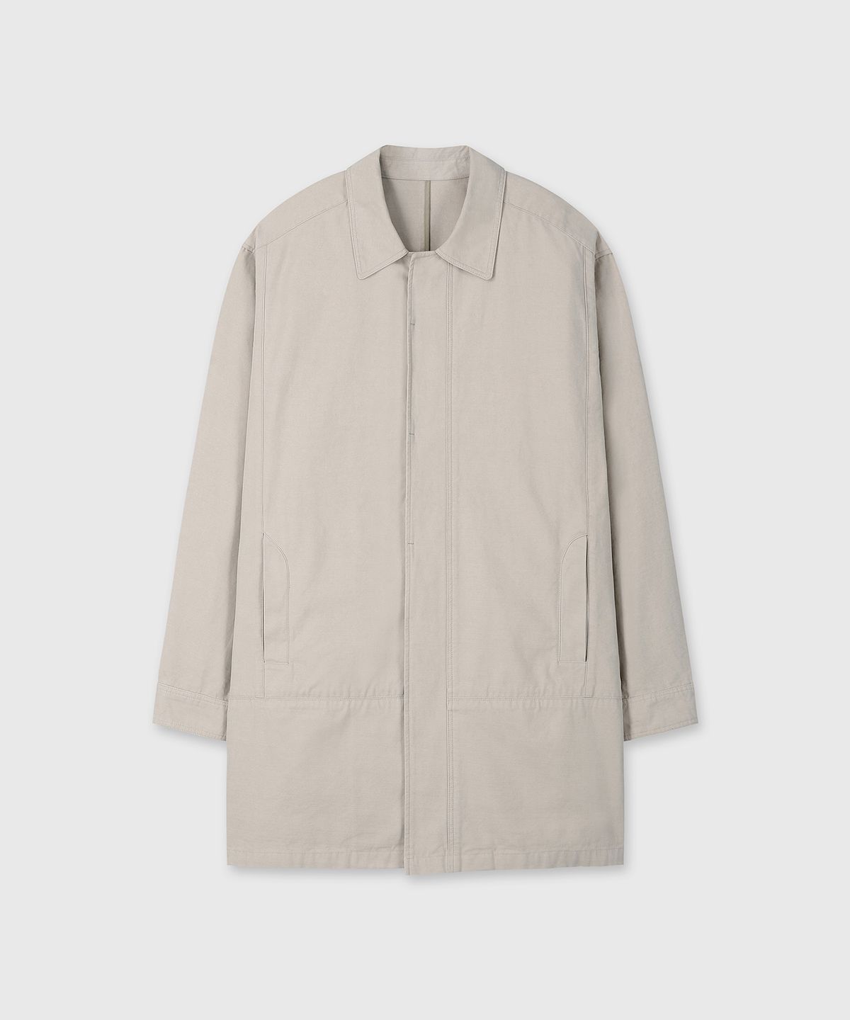 다이브인(DIVEIN) VINTAGE COTTON MID COAT (BEIGE)