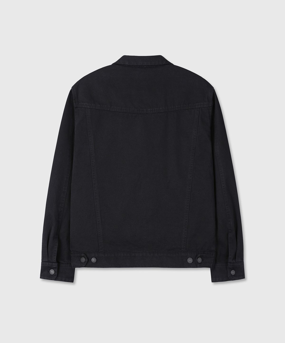 다이브인(DIVEIN) TYPE.2 HEAVY COTTON TRUCKER JACKET (BLACK)