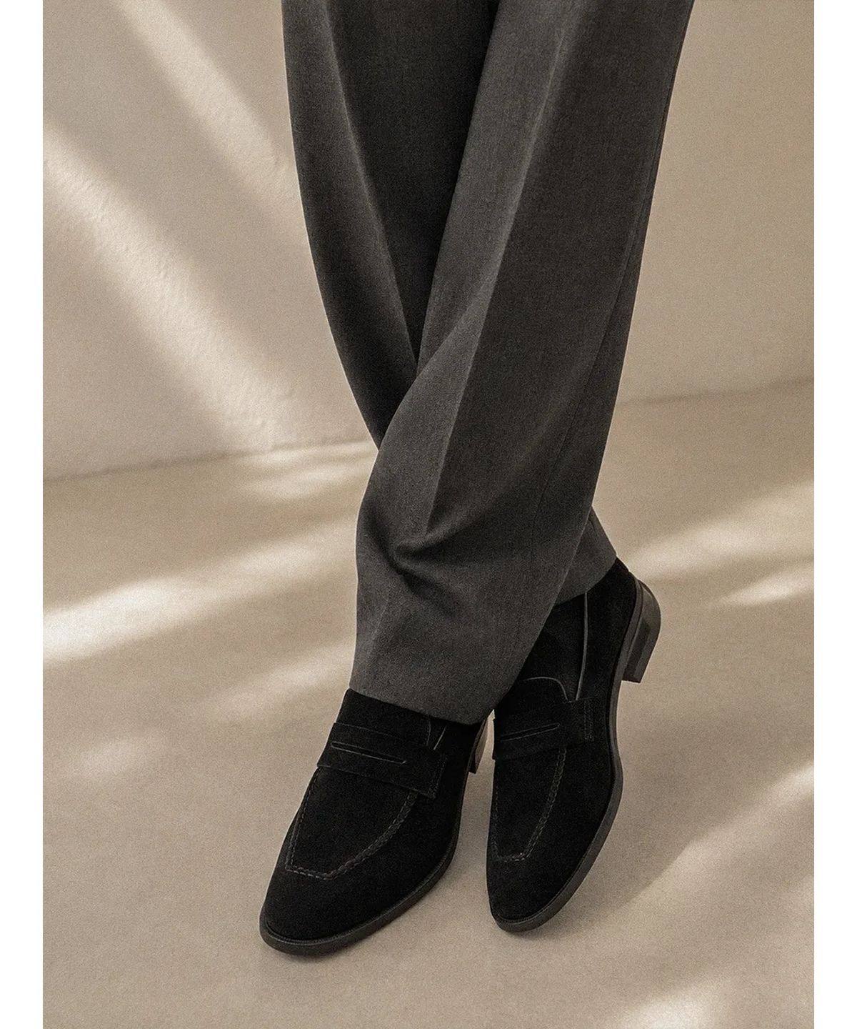 올클래식(ALLCLASSIC) Ardor Loafers #1001 [Black suede]