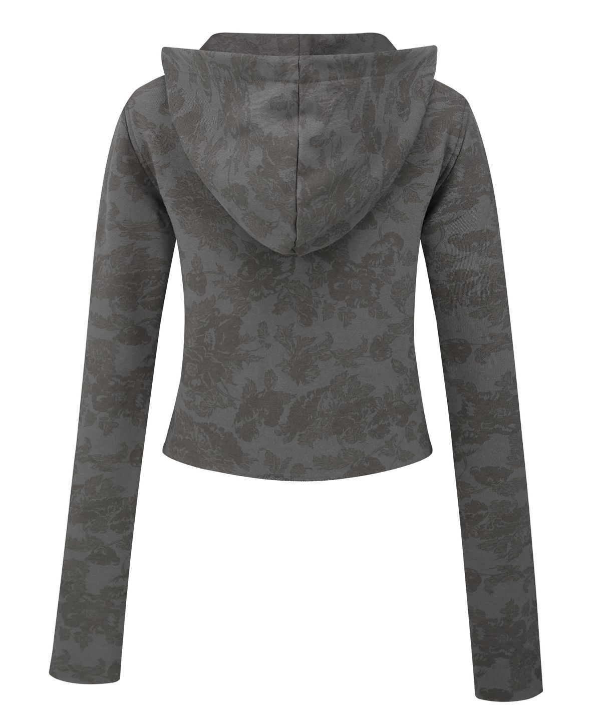 루루서울(LOULOUSEOUL) LILY WESTERN ZIP HOODIE (CHARCOAL)