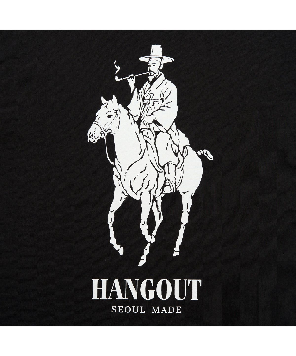 행아웃(HANGOUT) X OKEH 콜로 티셔츠 (블랙)