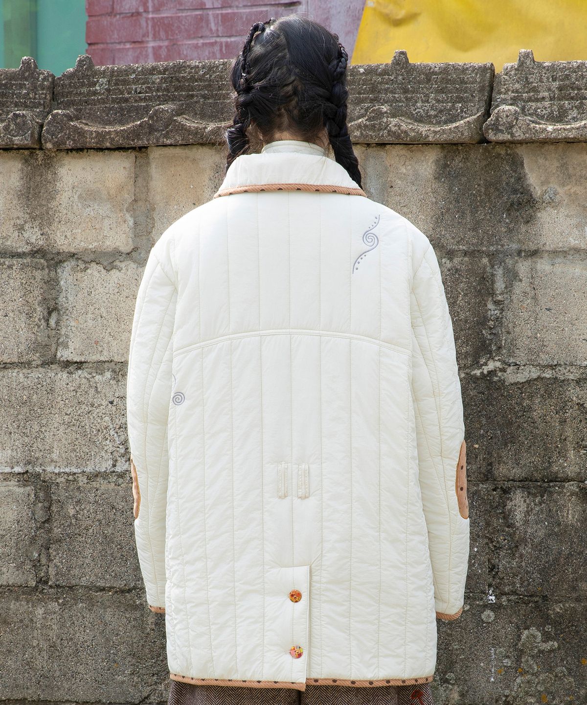 루나키후(RuNaKi'Hu') WXJ062 볕담 경량 패딩 (IVORY)