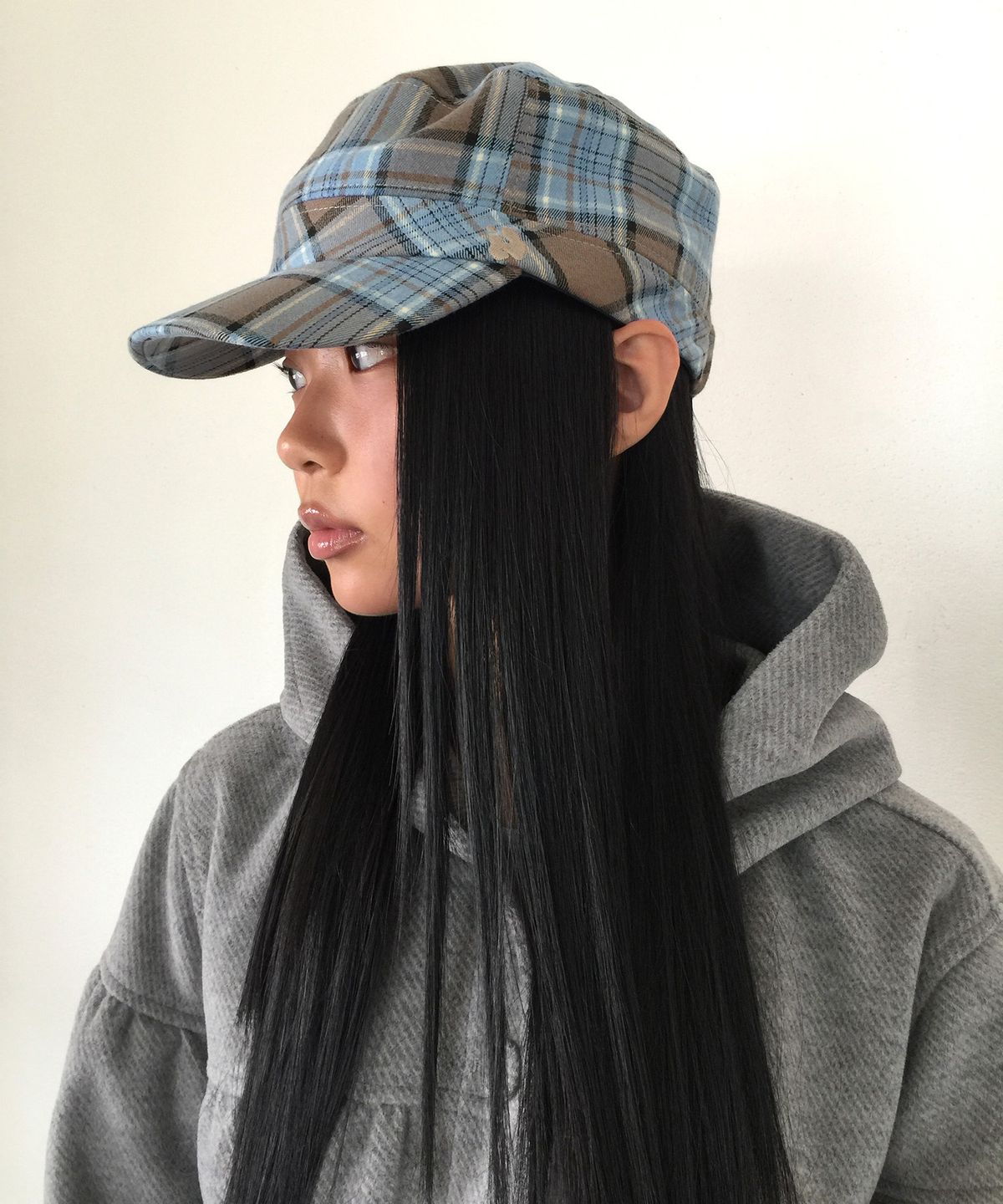 인오도르(INODORE) DORE CHECK CAP _ BLUE