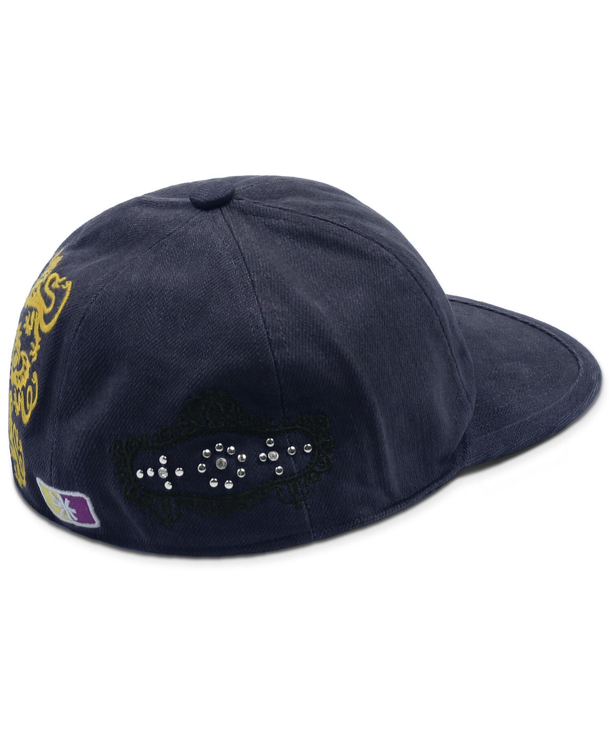 글랙(GLACK) GC089 키마이라 스터디드 워시드 코튼 볼캡 (NAVY)