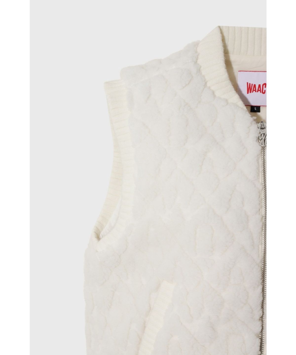 왁(WAAC) Women Jacquard vest WWVAW26804IVX