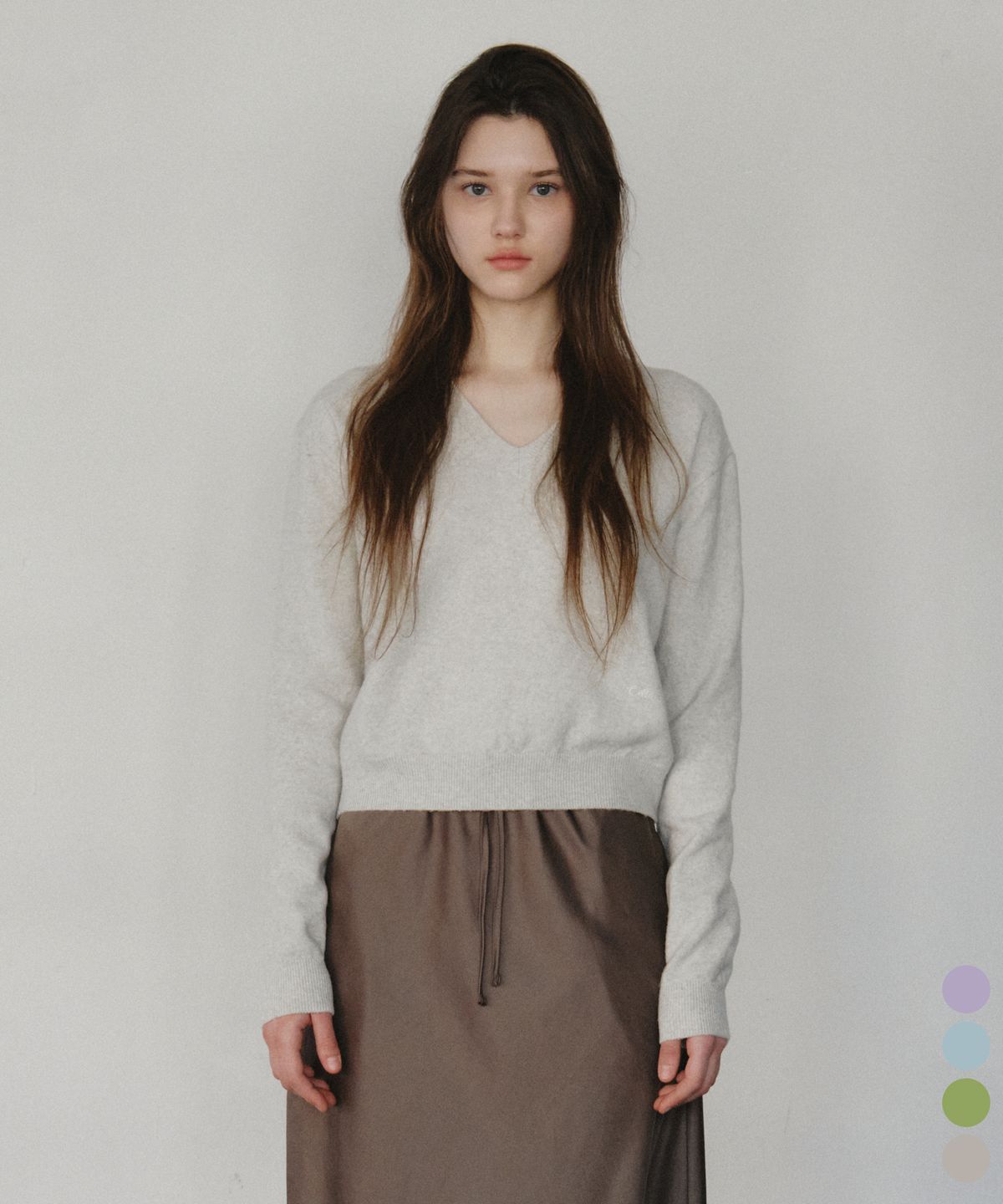 씨타(CITTA) Every Day Soft Vneck Knit_CTK260(4color)