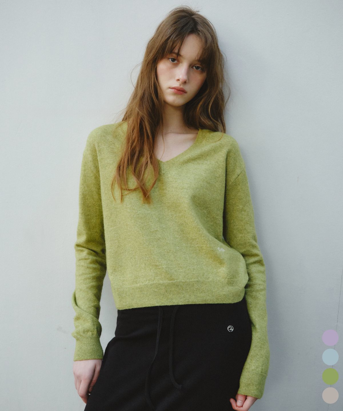 씨타(CITTA) Every Day Soft Vneck Knit_CTK260(4color)