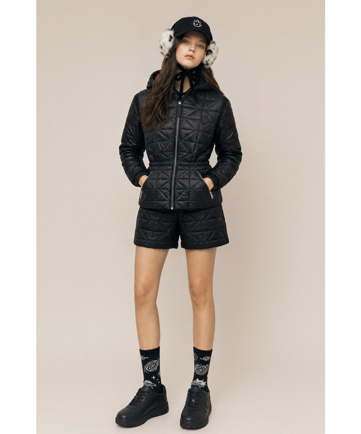 왁(WAAC) Women Wedge essential vest WWVAW26700BKX