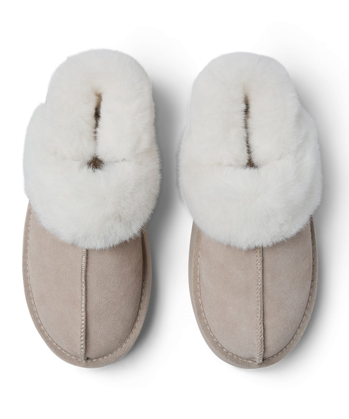 락피쉬웨더웨어(ROCKFISH WEATHERWEAR) CLOUDY PLATFORM FUR SLINGBACKS - PINK