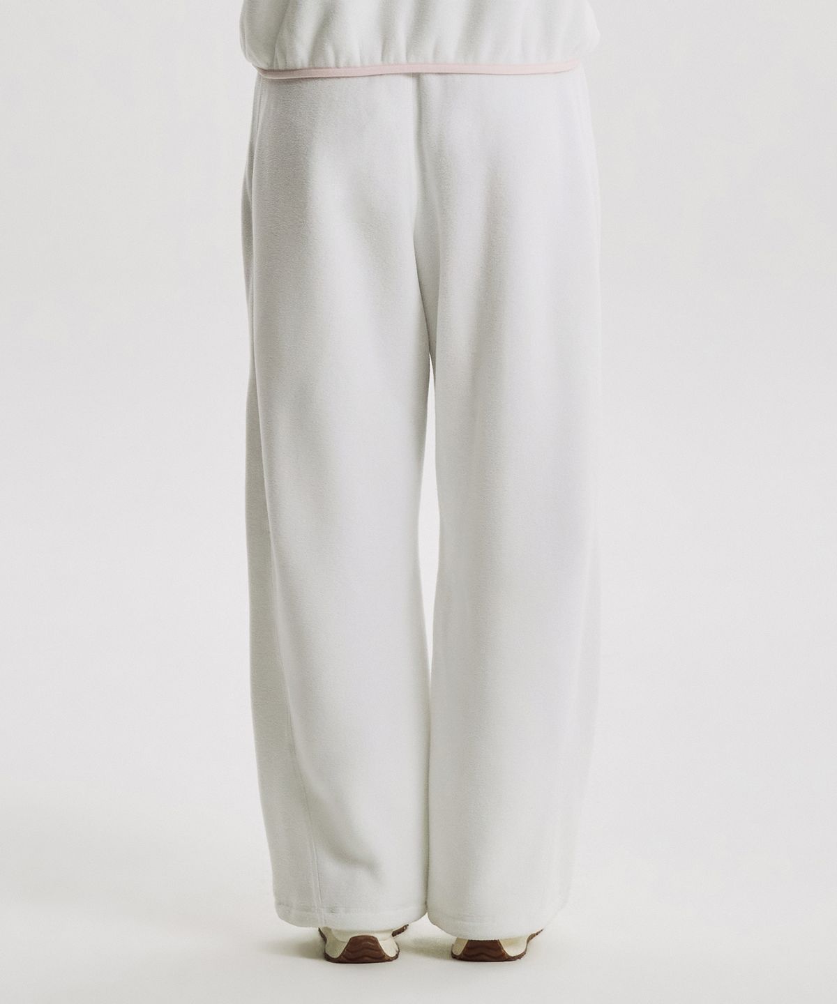 뉴발란스(NEW BALANCE) NBMLG4W952 / WOMEN 코지 플리스 와이드팬츠 (IVORY)