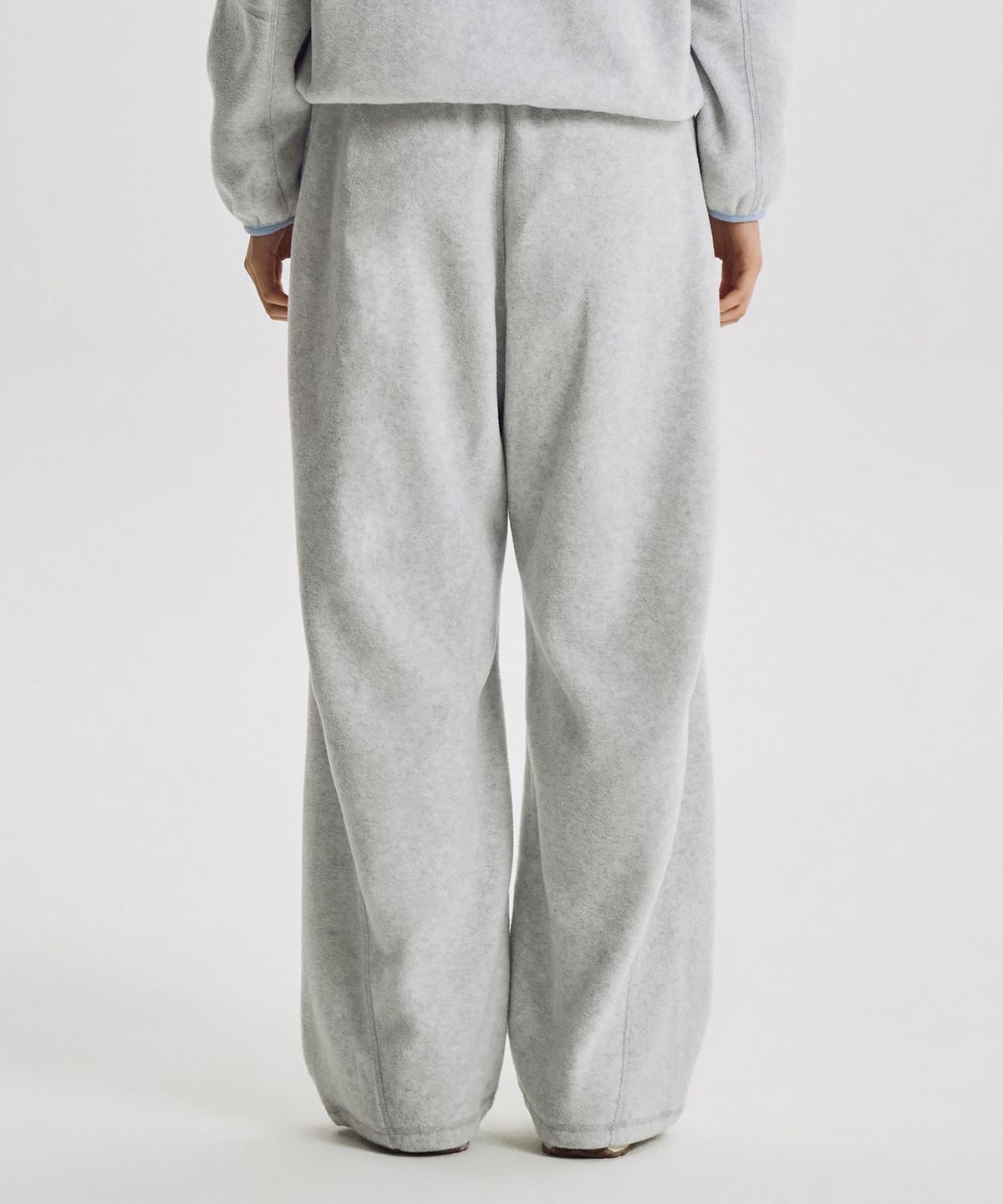 뉴발란스(NEW BALANCE) NBMLG4W952 / WOMEN 코지 플리스 와이드팬츠 (L/GRAY)