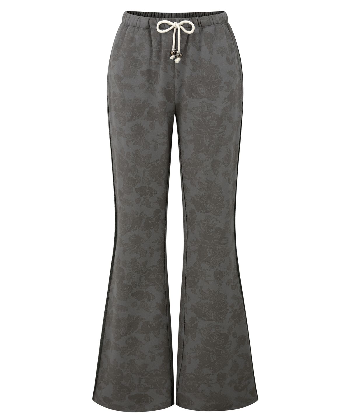 루루서울(LOULOUSEOUL) LILY WESTERN BOOTCUT JERSEY (CHARCOAL)